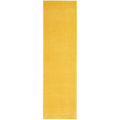 Nourison Essentials Indoor/Outdoor Yellow 2 x 6 Area Rug, Easy Cleaning, Non Shedding, Bed Room, Living Room, Dining Room, Bac