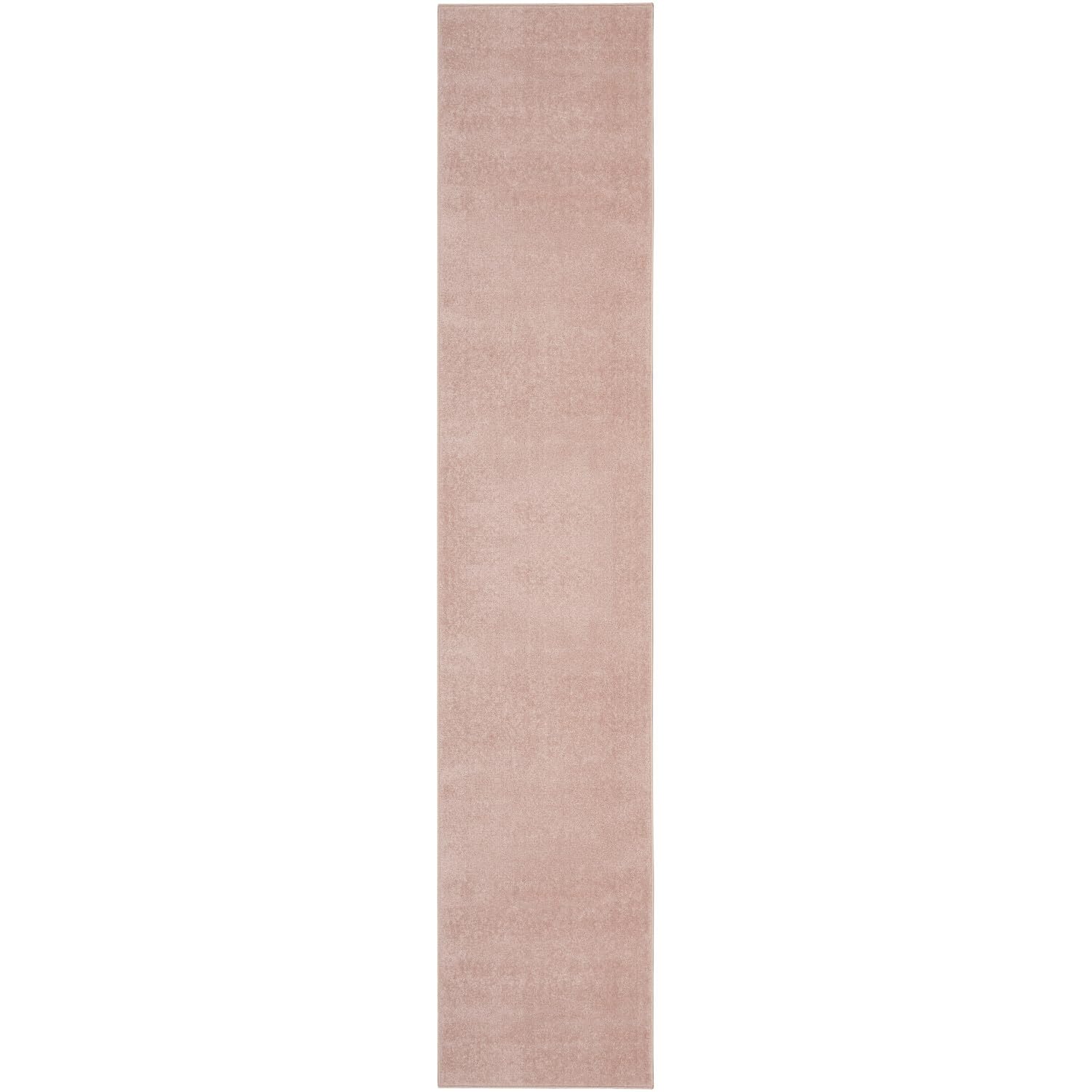 Nourison Essentials Solid Indoor/Outdoor Pink 22 x 20 Area Rug, Easy Cleaning, Non Shedding, Bed Room, Living Room, Dining Room