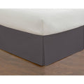 Todays Home Classic Tailored Bed Skirt Dust Ruffle, Cotton Blend Design, 14 Drop Length, Twin XL, Grey