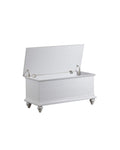 Powell Furniture Whitehurst Cedar Chest, White, 40.1/2 x 17.1/3 x 19