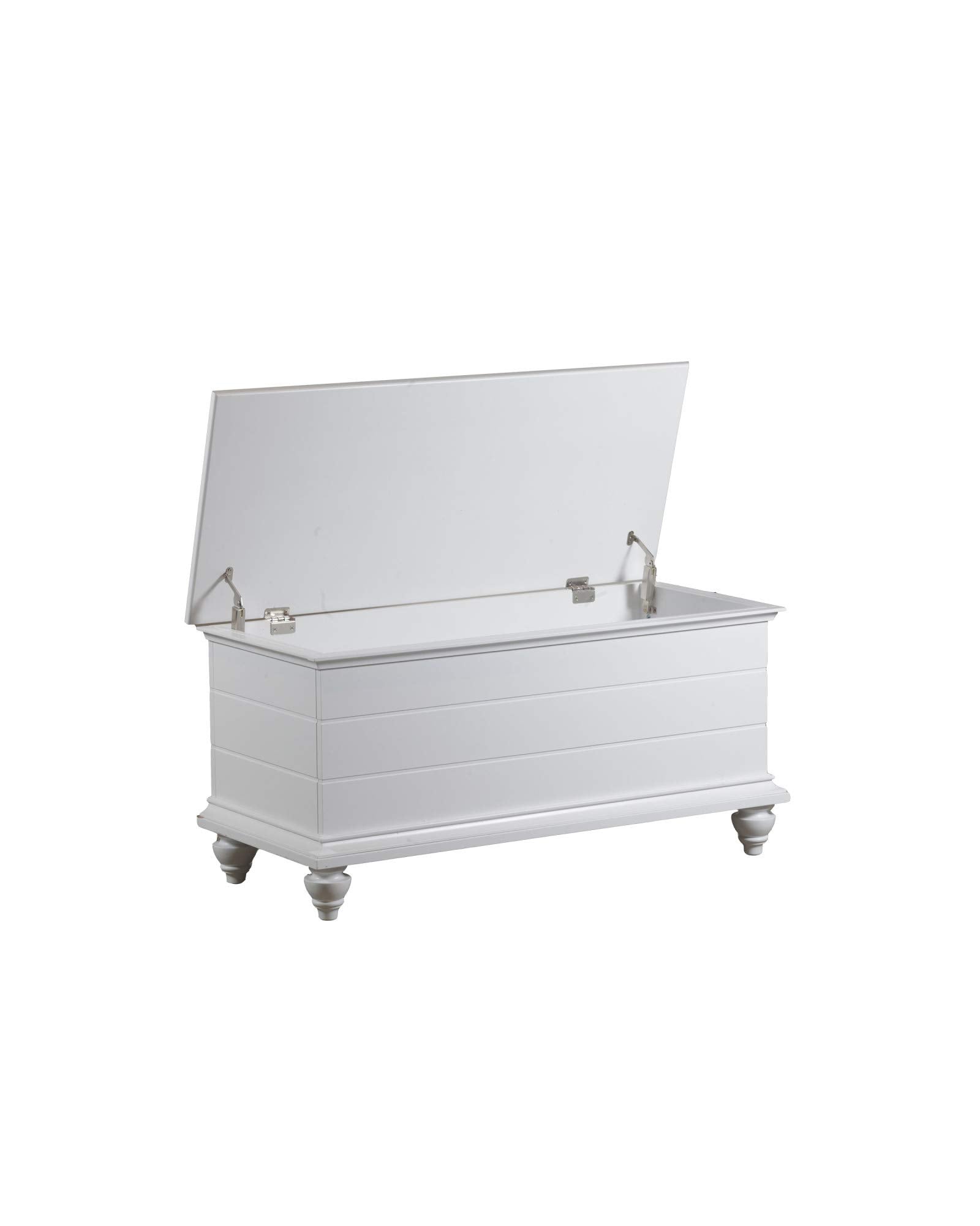 Powell Furniture Whitehurst Cedar Chest, White, 40.1/2 x 17.1/3 x 19