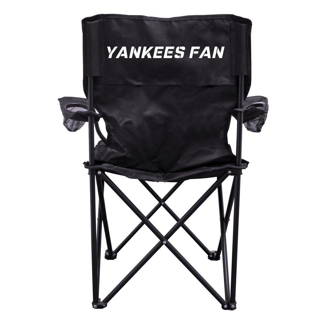 VICTORYSTORE Outdoor Camping Chair - Yankees Fan Camping Chair with Carry Bag.