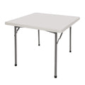 OEF Furnishings 36 Square Folding Tables, 36 x 36, Light Grey
