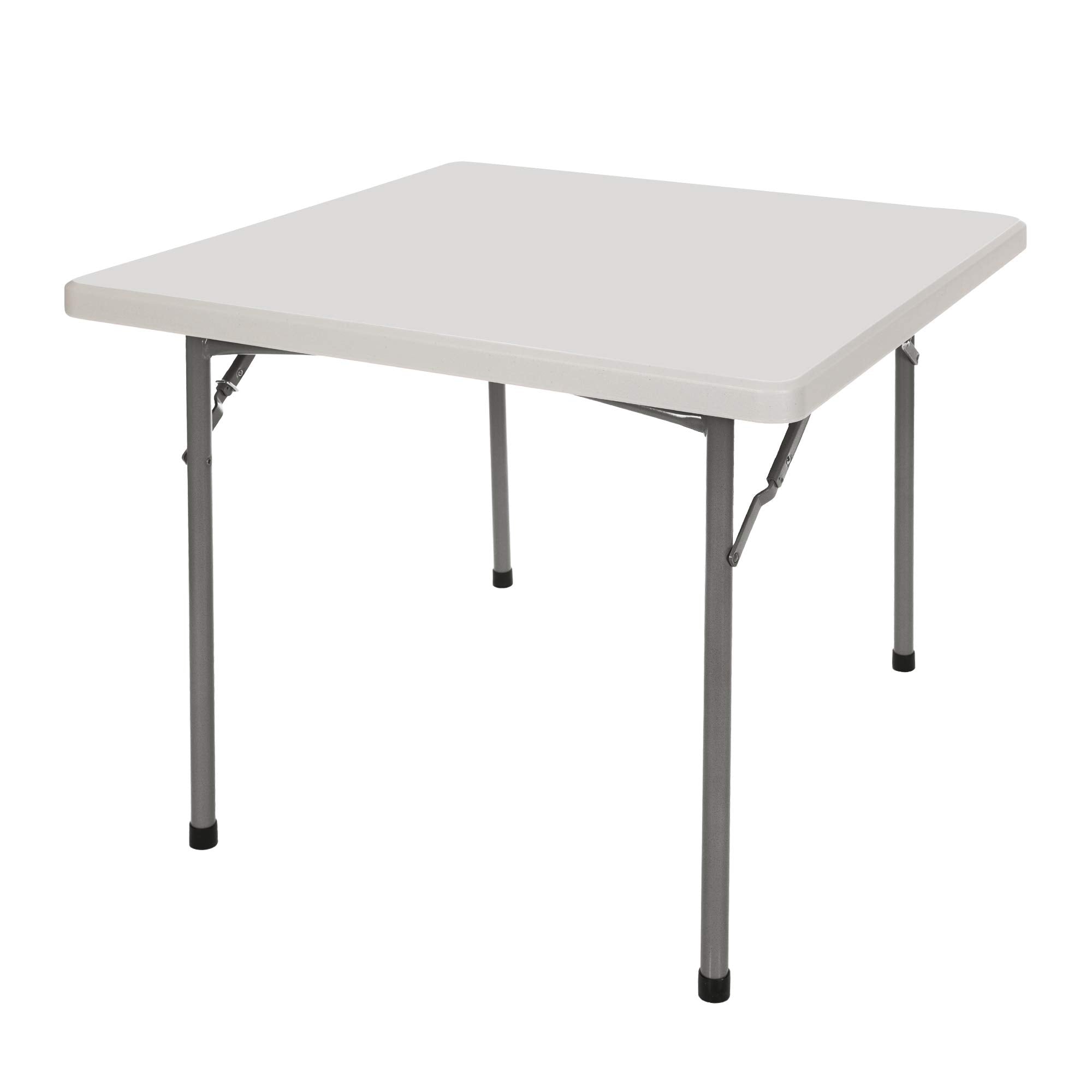 OEF Furnishings 36 Square Folding Tables, 36 x 36, Light Grey