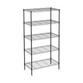 5 Tier Wire Shelving Unit Storage Rack, Metal Heavy Duty Utility Organizers, Organization Units for Products Plant Pantry, Garag