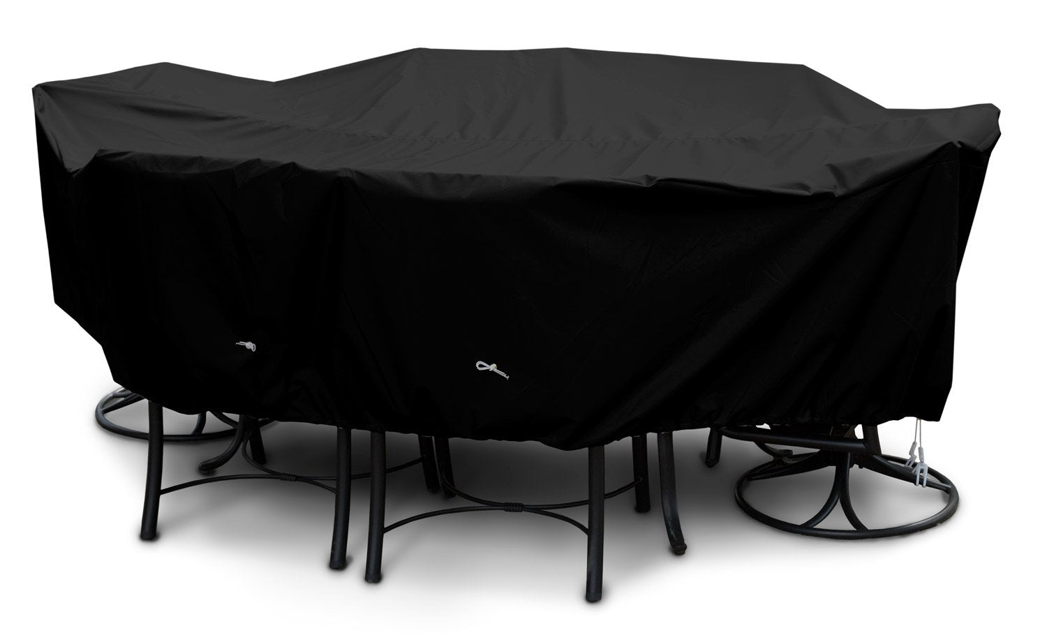 KoverRoos Weathermax 71362 Large High Back Dining Set Cover, 112 by 88 by 36-Inch, Black