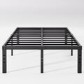Neslime 18 Inch High Queen Bed Frame No Box Spring Needed, Heavy Duty Metal Platform Bed Frame Queen Size for Heavy People, Easy