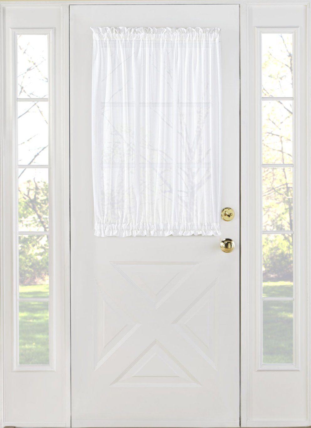 Stylemaster Splendor Batiste Door Panel, 56 by 45, White