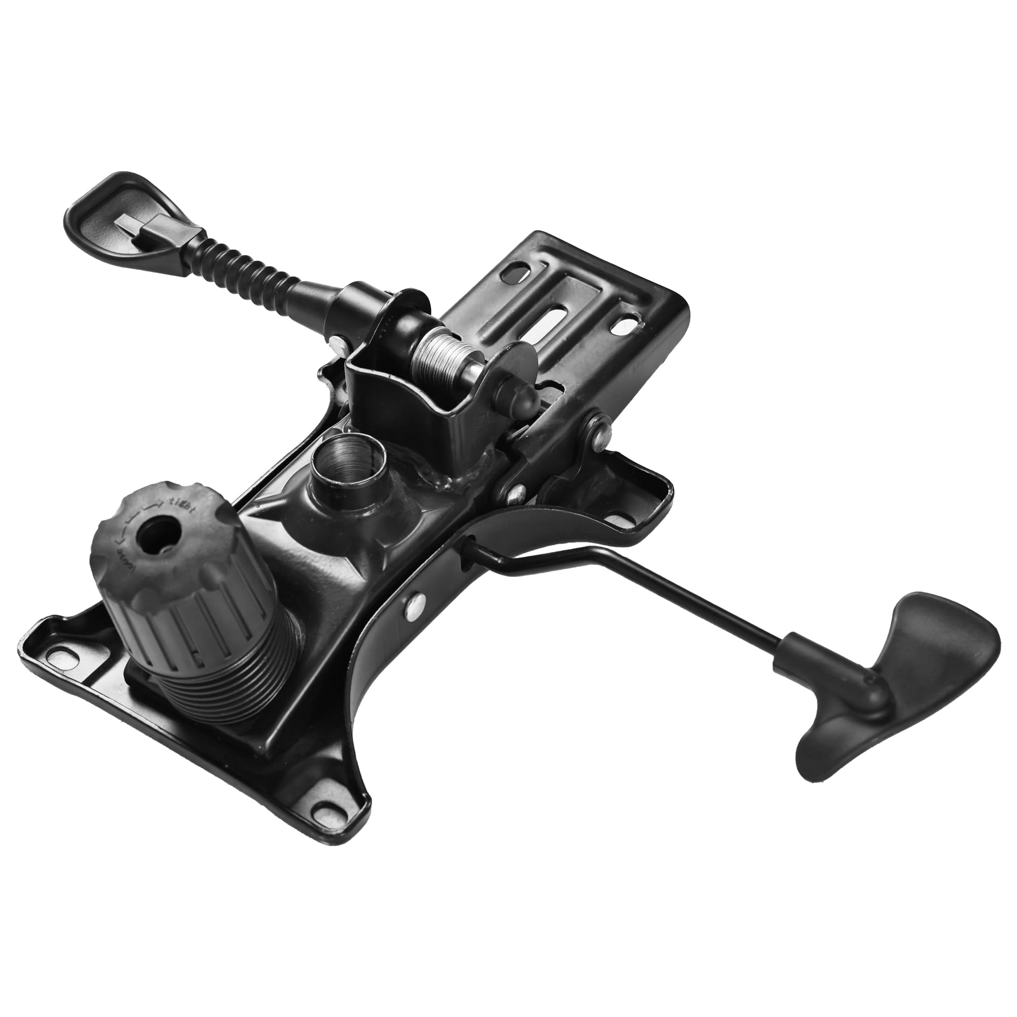Skuehod Heavy Duty with Adjustment Backrest Tilt Replacement Office Chair Swivel Tilt Control Seat Mechanism Gas Type (6  8 Hole