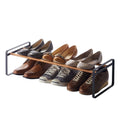 Yamazaki Home Stackable Steel | Shoe Rack, One Size, Black