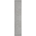 Nourison Essentials Indoor/Outdoor Silver Grey 22 x 20 Area Rug, Easy Cleaning, Non Shedding, Bed Room, Living Room, Dining Roo