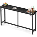 ODK 71 Inch Bar Table, Bar Height Pub Table, Counter Height Bar Table, Rectangular High Top Kitchen & Dining Counter Tables with