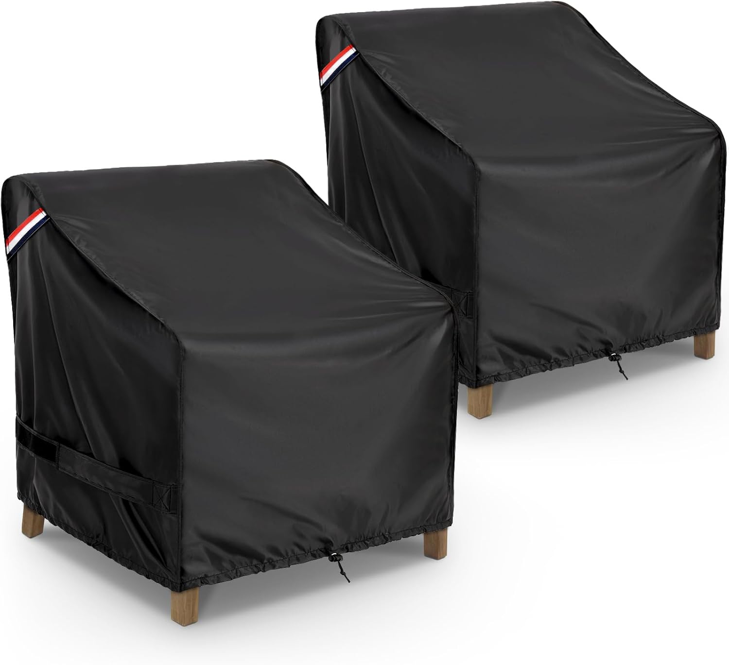 KylinLucky Waterproof Patio Chair Covers 2 Pack 27W x 24D x 31H inches