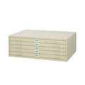 Safco Products 4998TSR Flat File for 48 W x 36 D Documents, 5-Drawer (Additional Options Sold Separately), Tropic Sand