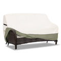 Owlcover 2-Seater Patio Sofa Cover,58 W x 32.5 D x 31 H Inches Outdoor Couch Cover,600D Heavy Duty Waterproof Outdoor Sofa Cover