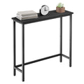 HollyHOME Narrow Hallway Table, 29.5 Small Console Table, Slim Entryway Table, Sofa Table, for Hallway, Bedroom, Living Room, Fo