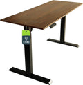 TechOrbits Electric Standing Desk Frame 60 x 24 Inch Tabletop - Motorized Workstation Two Leg Stand Up Desk with Memory Settings