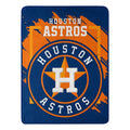 The Northwest Company 1MLB/05905/0013/RET: Micro Raschel Throw Dimensional - Astros
