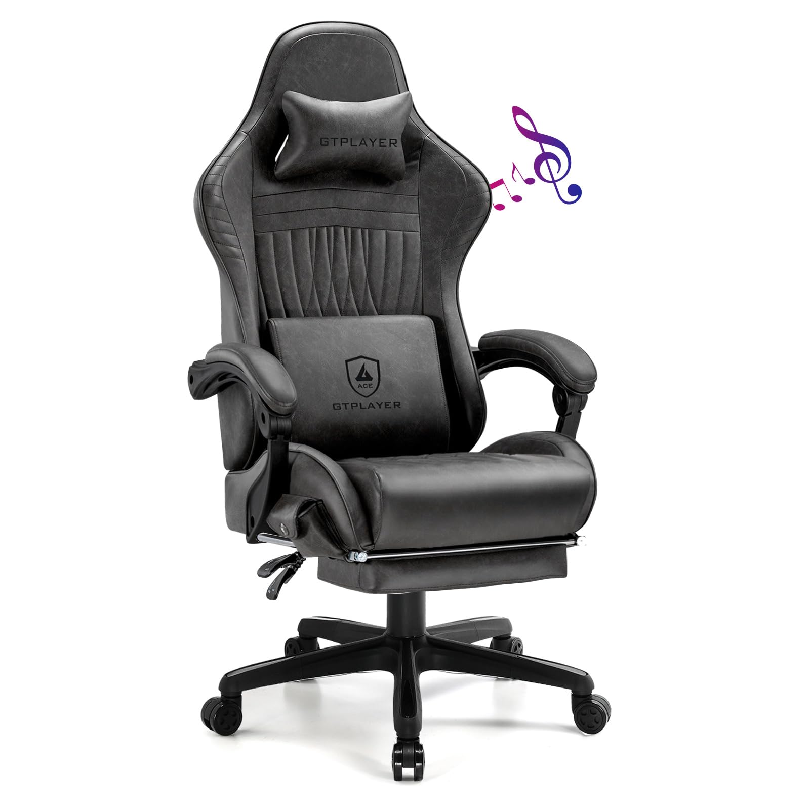 GTPLAYER ACE-PRO-GY Gaming Chair, Grey