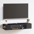 GHC Floating TV Stand, Wall Mounted Entertainment Center and Cabinet Shelf, TV Console with Storage,Media Console for DVD Player