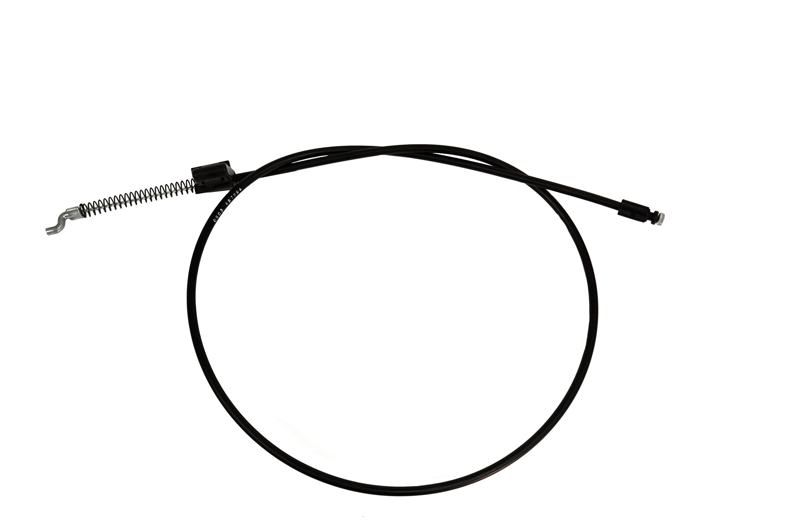 Recliner-Handles Cable with 3.55 Exposed Wire and 3mm Barrel 40 Total Length with an Assist Spring S-Tip