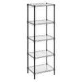 SONGMICS 6-Tier Storage Shelves, Wire Shelving Unit, Kitchen Metal Shelves, Storage Rack with Adjustable Shelves, Shelf Liners, 