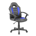 Techni Mobili Kids Gaming and Student Racer Chair with Wheels, Resemblance of a sports car interior, Polypropylene, Blue