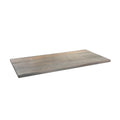 Restore by Pipe D  COR Solid Wood Office Desk Top, Reclaimed Ponderosa Pine Wood in Riverstone Grey, 48 in. x 24 in. x 1.25 in.