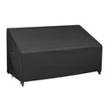 iBirdie Patio Furniture Sofa Covers 78W x 42D x 32H inch Outdoor Waterproof Couch Loveseat Bench Cover, Black