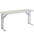 Seminar Folding Table by National Public Seating - 18x60 Portable, Heavy-Duty Foldable Table Indoor/Outdoor Table for Office, Co
