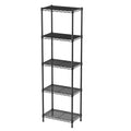 SINGAYE 5 Tier Shelf Wire Shelving Adjustable Storage Shelves Storage Rack,Standing Storage Shelf Units for Kitchen Closet Laund