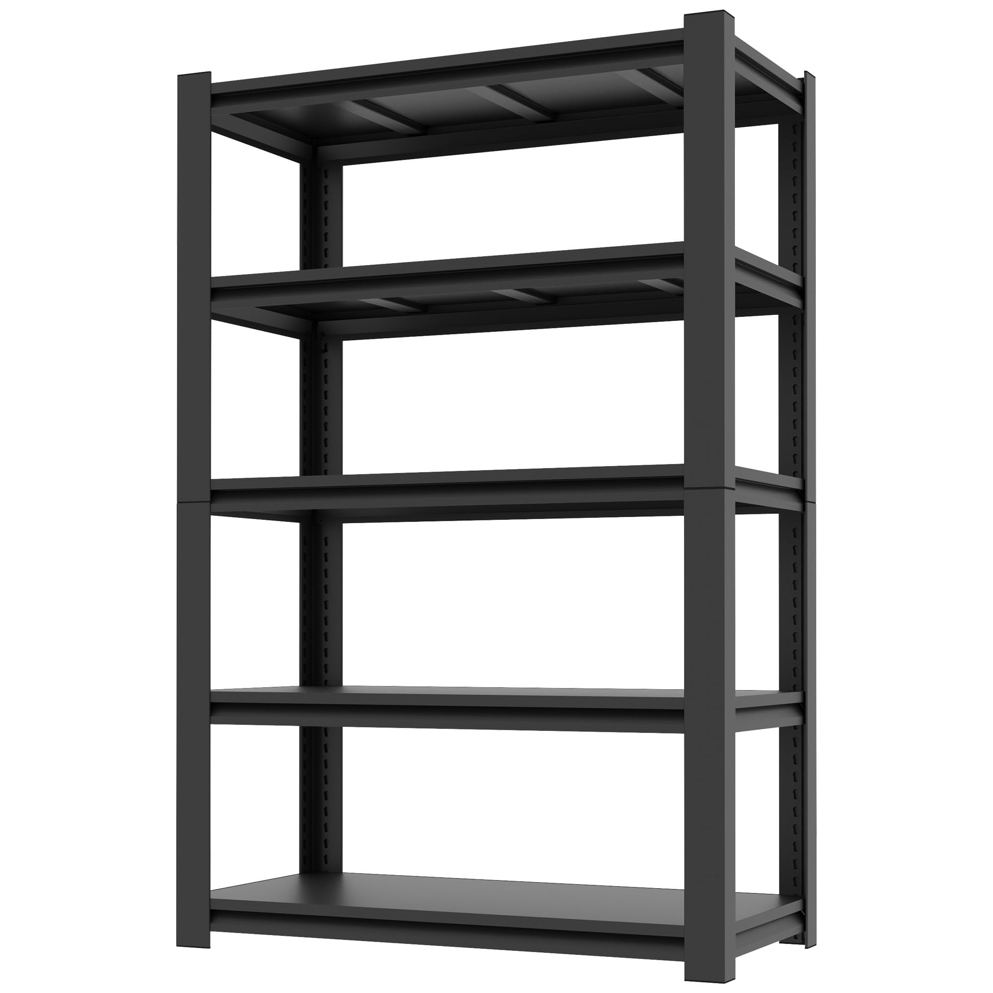 VIYET Garage Shelves, 63 H Garage Shelving Heavy Duty, 3000Lbs 5 Tier Adjustable Garage Storage Shelves Suitable for Warehouse, 