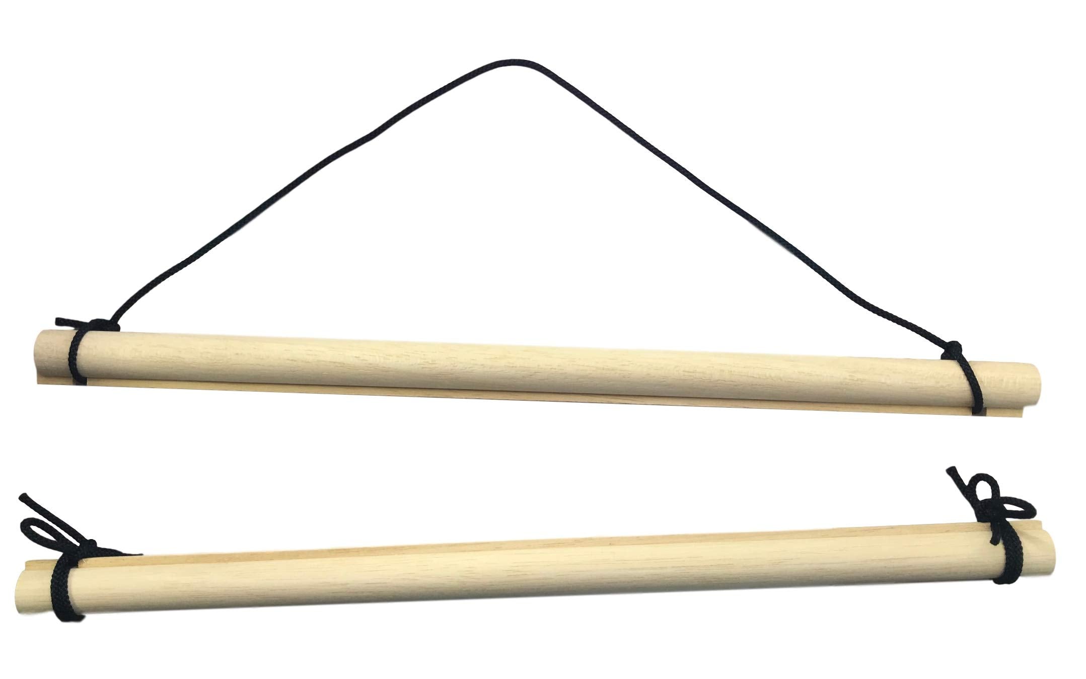 Japanese Tenugui Tapestry Hanger Natural Color Uncoated Wood