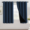 H.VERSAILTEX 100% Blackout Curtains Thermal Insulated Full Blackout Curtains for Living Room Energy Efficiency Window Draperies 