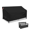 Loenel Storage Bench Deck Box Cover, Waterproof Outdoor Loveseat Cover for 70 Gallon Storage Bench, Patio Couch Furniture Cover 