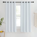 NICETOWN Room Darkening Curtains for Living Room - Easy Care Solid Thermal Insulated Silver Grommet Light Blocking for Bedroom/K