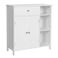 VASAGLE Bathroom Cabinet Floor Cabinet, Freestanding Storage Cabinet with Drawer, 3 Open Compartments, Adjustable Shelves, 11.8 