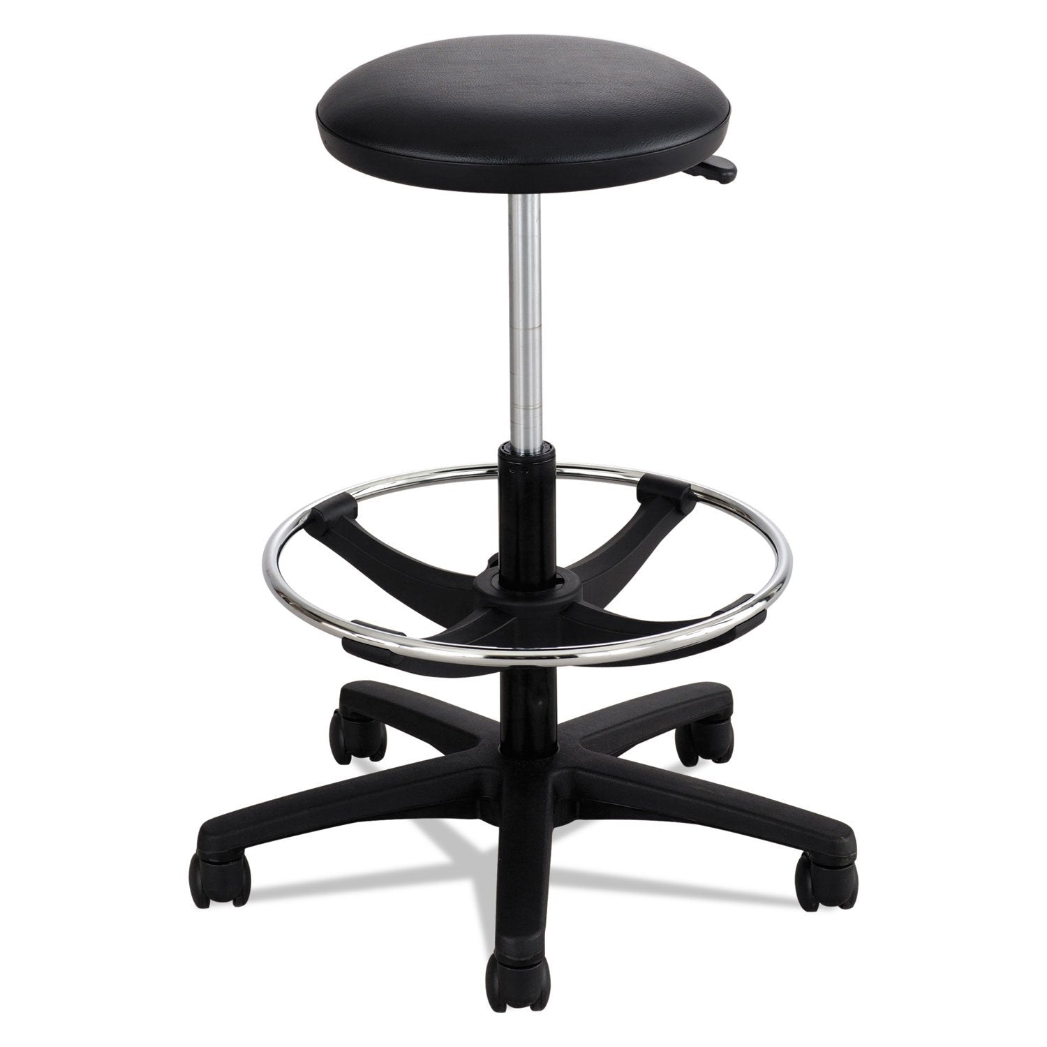 Safco 3436BL Extended Height Lab Stool, Black