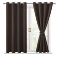Hiasan Blackout Curtains for Bedroom, 52 x 54 Inches Long - Thermal Insulated & Light Blocking Window Curtains for Living Room, 