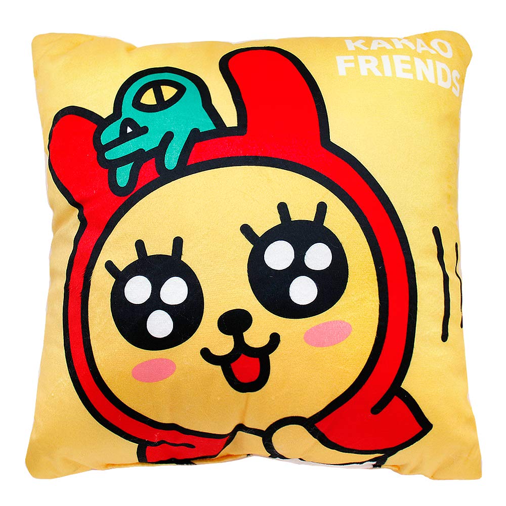 Kakaotalk Kakao Friends 16 Soft Square Seat Cushion Back Cushion Pillow 1PC (Muzi Con)