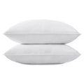 SNUG&COZY Grey Goose Feather Down Pillow for Sleeping(2 Pack)- King Size(20IN  36IN), Goose Feather&Down Filling, 100% Cotton Co