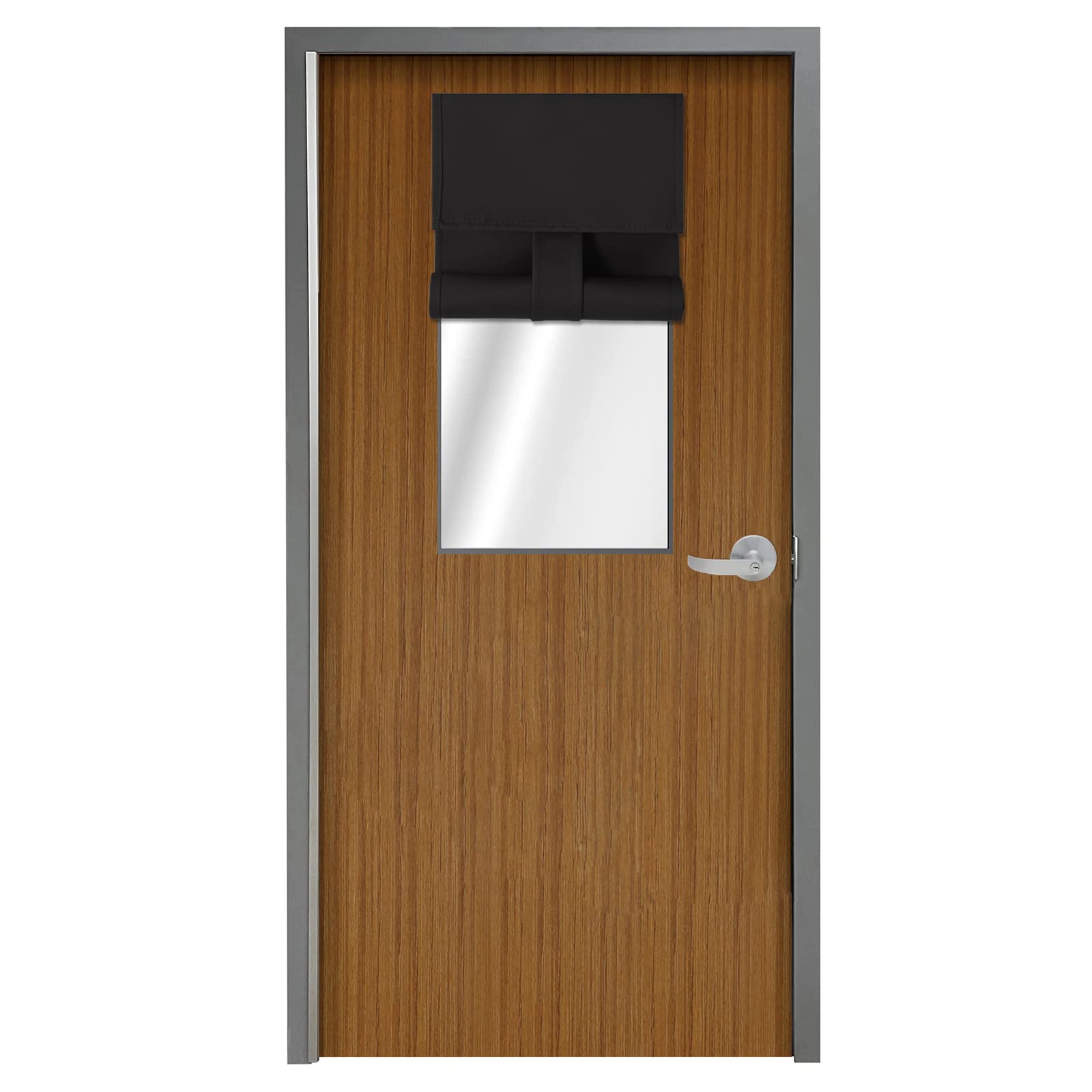 WdFour Soft Blackout Silk Look Satin Door curtains, Elegance French Door curtains for Privacy, Easy Installed Door Panels, Room 
