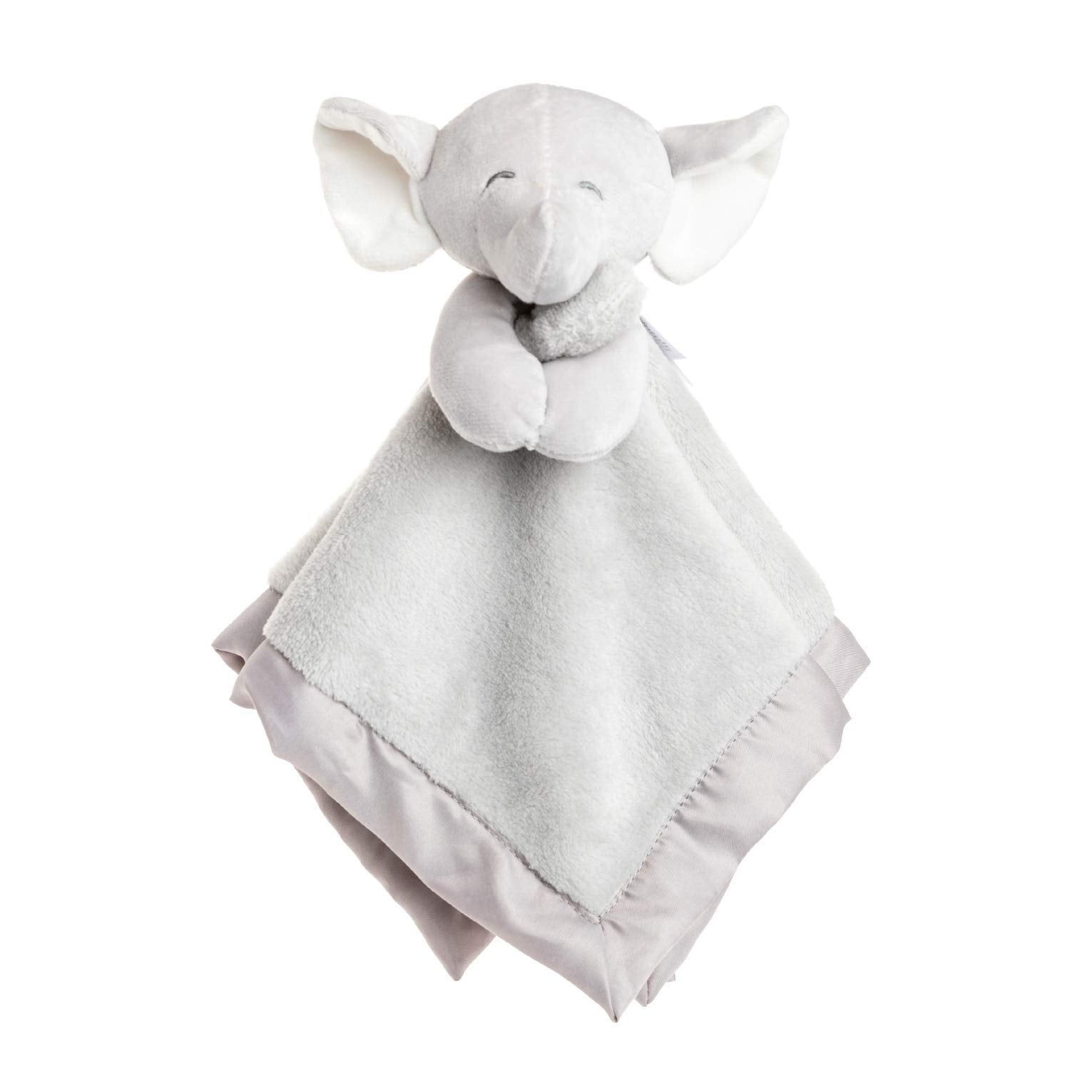 KIDS PREFERRED Carters Elephant Plush Stuffed Animal Snuggler Lovey Security Blanket - Gray