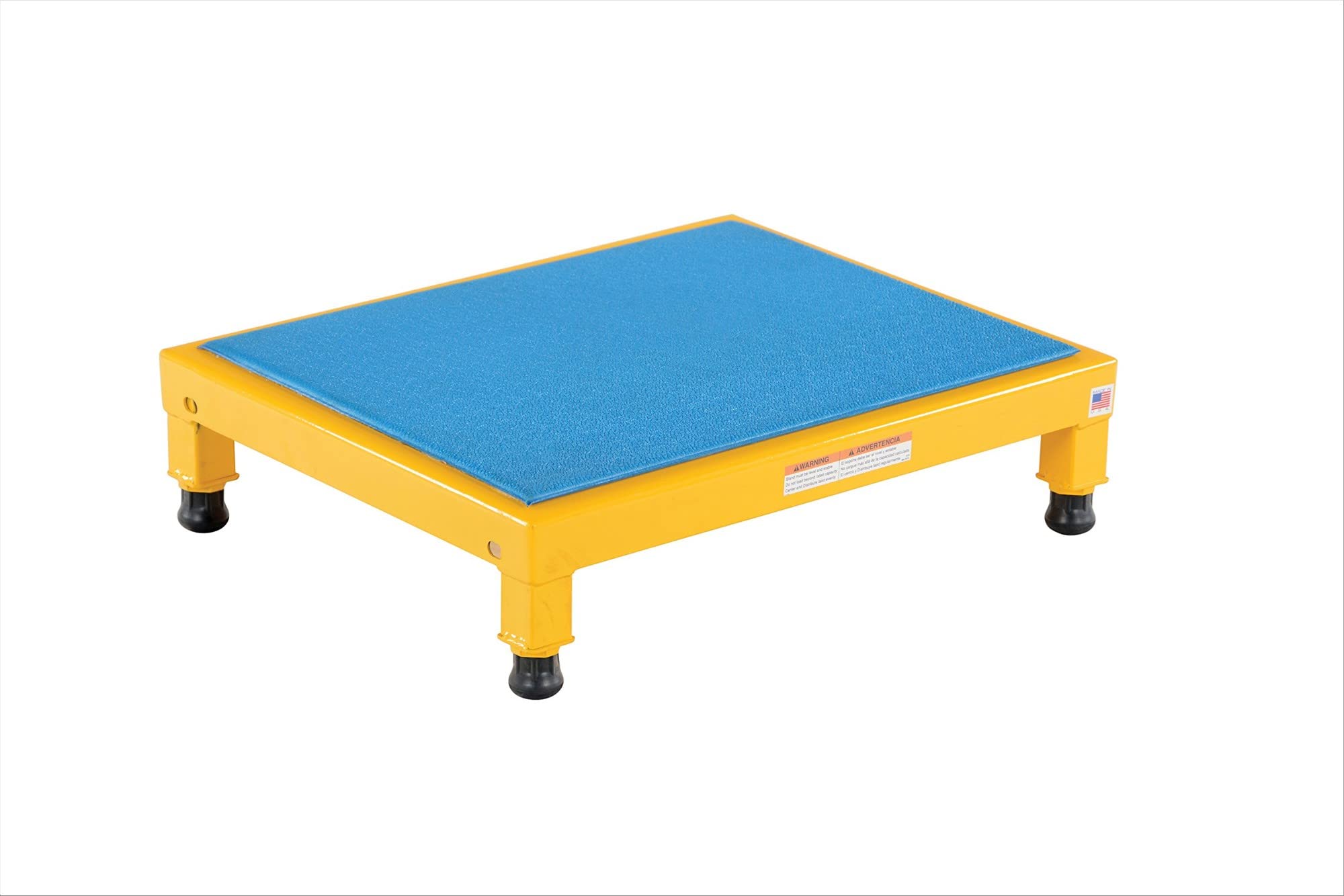 Vestil AHT-L-1948 Adjustable Work-Mate Stand with Ergo-Matting Deck, Steel, 48 Length x 19 Width Deck, 500-lb. Capacity, 6-3/4 -