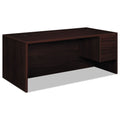 HON 10500 Series 72 by 36 by 29-1/2-Inch Right Pedestal Desk, Mahogany