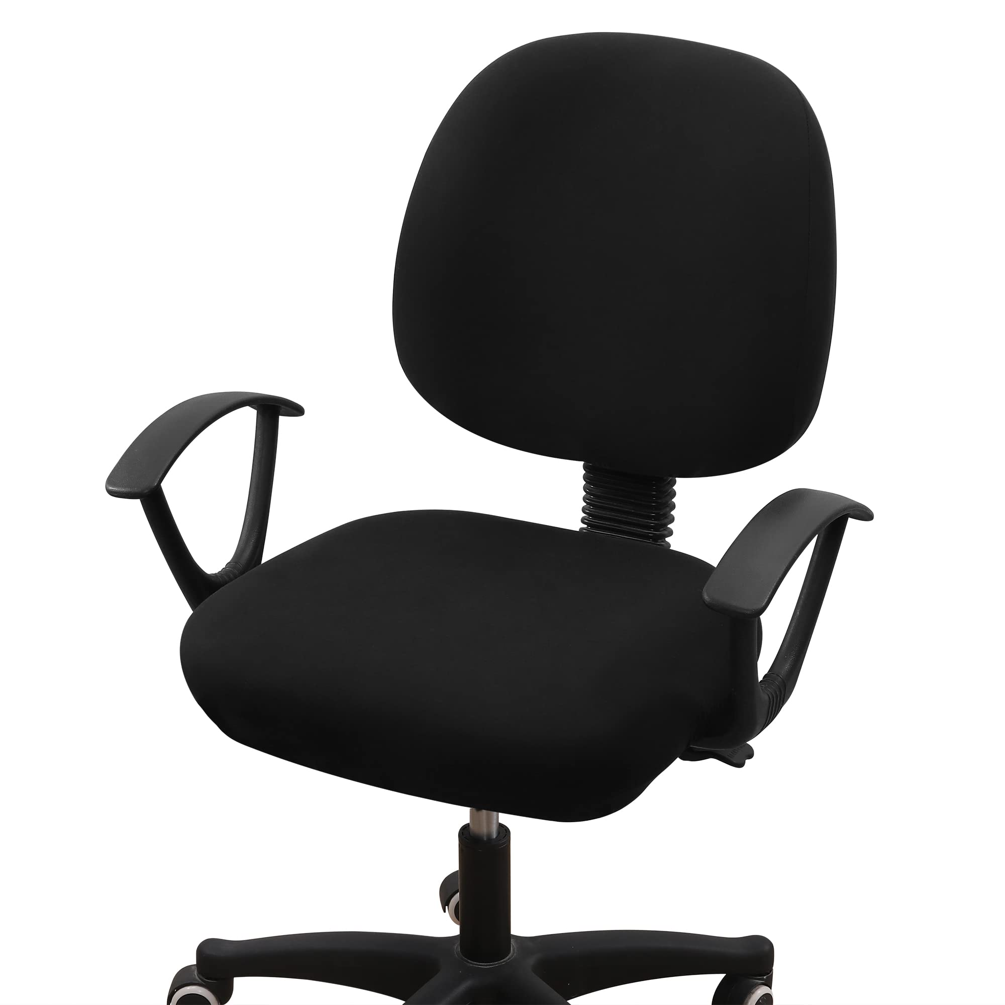 Smiry Stretch Printed Office Computer Chair Covers, Universal Washable Removable Desk Rotating Chair Slipcovers Protector, Seat 