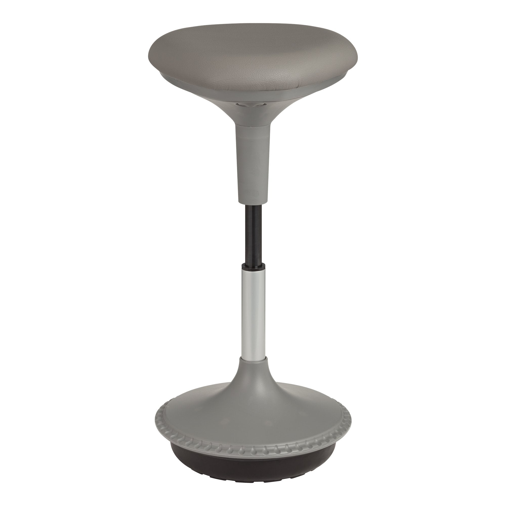 Learniture Adjustable Height Active Learning Stool for Office Desks and Classrooms, Foam-Padded Backless Wobble Stool with Rocki