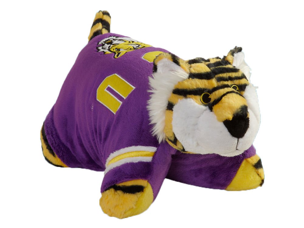 Fabrique Innovations NCAA Pillow Pet, LSU Tigers