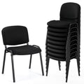 Giantex 10 PCS Waiting Room Chairs with Upholstered Back & Seat, Stackable Design for Home & Office, Conference, Meeting, Guest 
