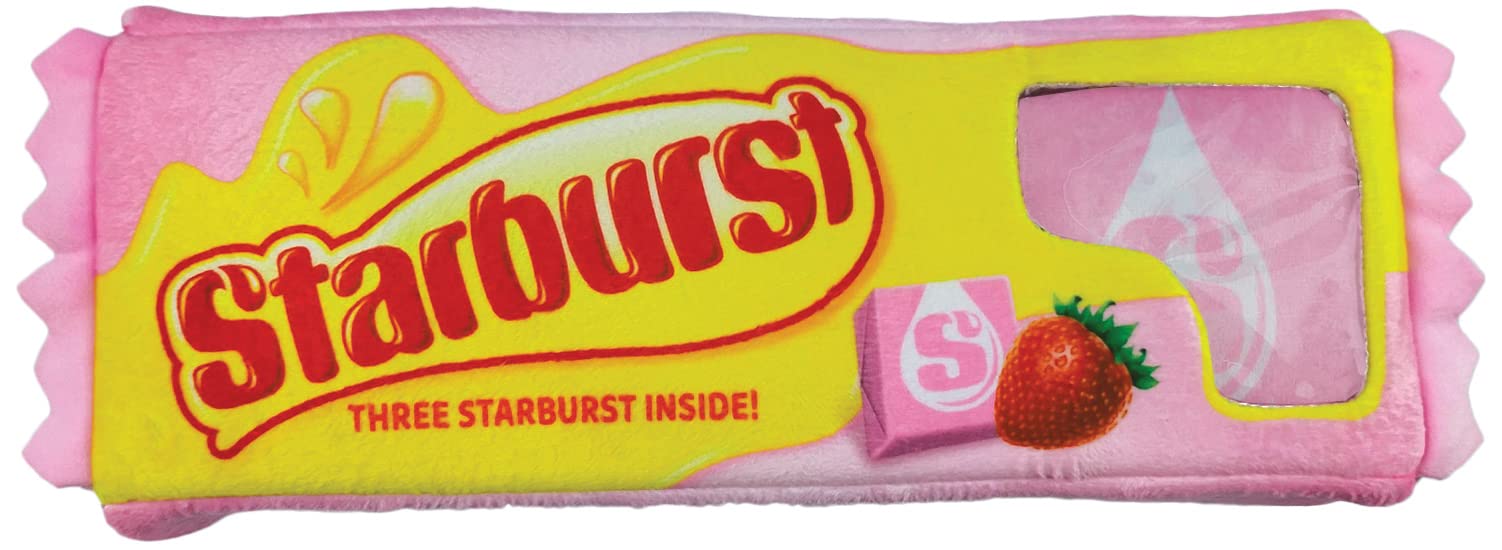 iscream Starburst Package 15 x 5.5 Pillow Set with Mini Starburst Candy Pillows